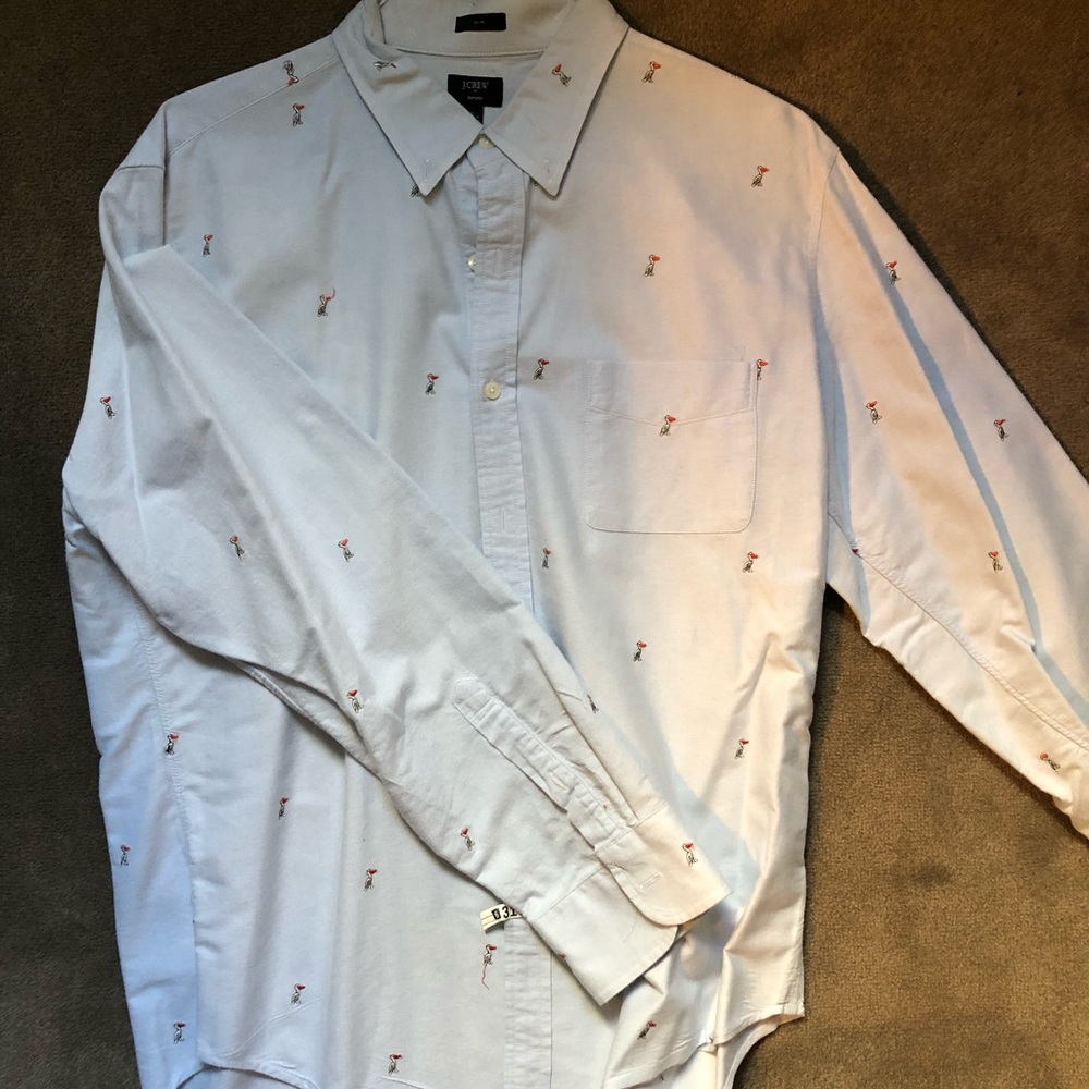 J Crew Oxford with Pelicans
